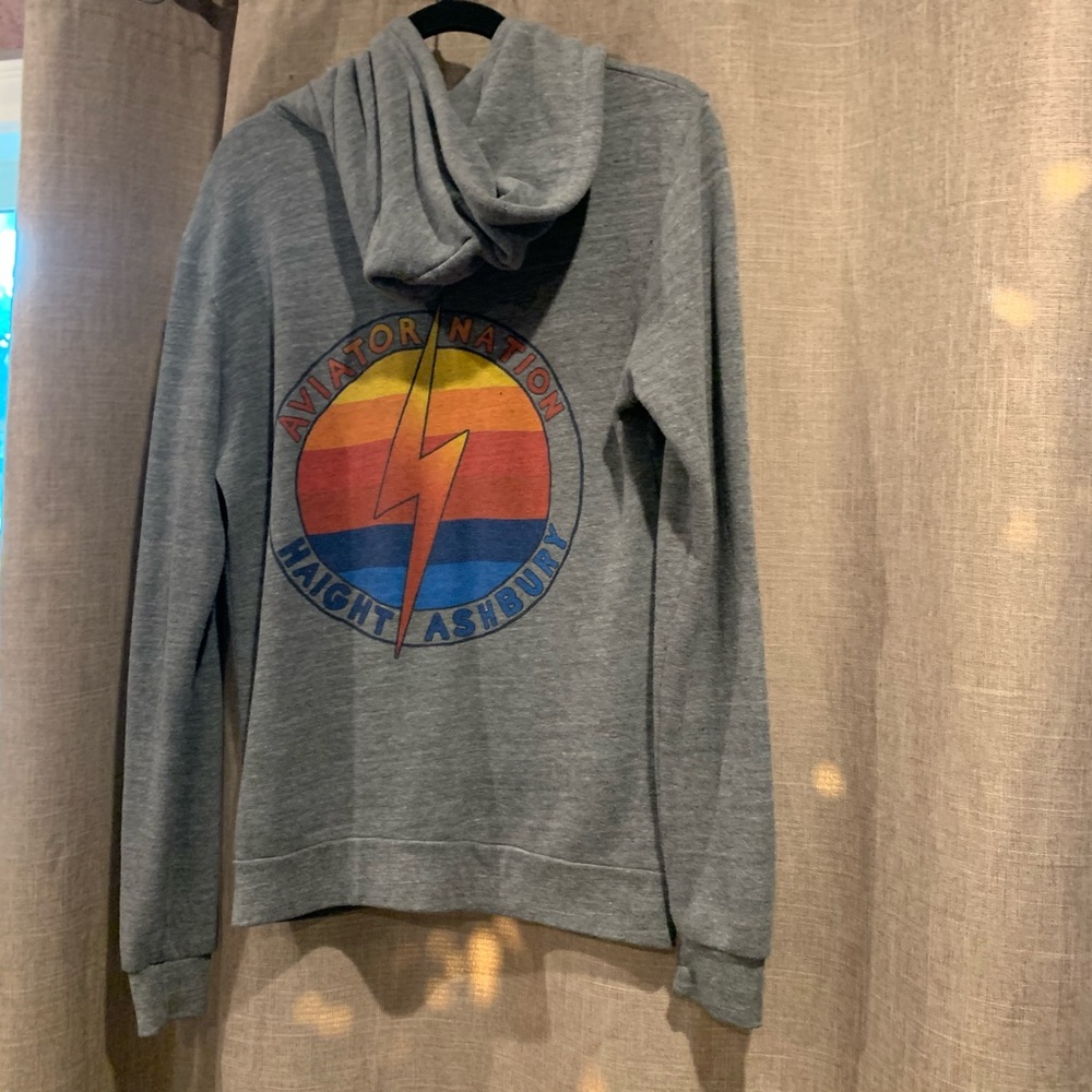 Aviator Nation Haight Ashbury RARE zip hoodie